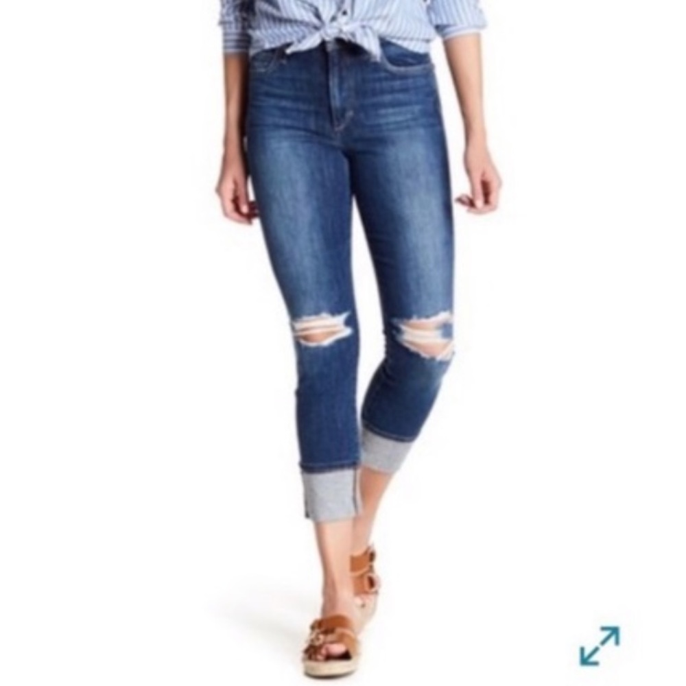 Joe’s Jeans Regina Pant High Rise Crop Jeans Sz 28